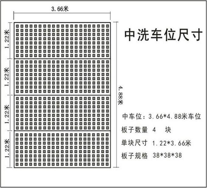 中洗車房格柵規(guī)格
